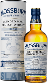 Виски шотландский «Mossburn Blended Malt Scotch Whisky Island» в тубе