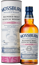 Виски шотландский «Mossburn Blended Malt Scotch Whisky Speyside» в тубе