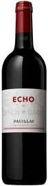 Вино красное сухое «Echo de Lynch Bages» 2017 г.