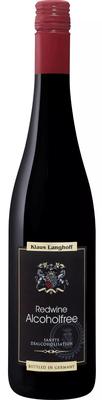 Вино безалкогольное красное сладкое «Klaus Langhoff Alcoholfree Burgherrn Weinhandels»