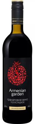 Вино фруктовое красное полусладкое «Armenian Garden Pomegranate Semi-Sweet»