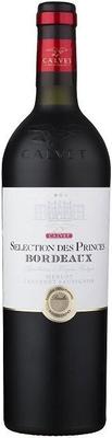 Вино красное сухое «Calvet Selection des Princes Bordeaux Rouge» 2020 г.