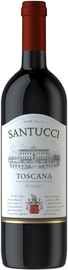 Вино красное сухое «Famiglia Santucci Toscana Rosso» 2019 г.