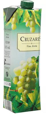 Вино белое сухое «Cruzares Blanco (Tetra Pak)»