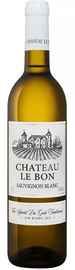 Вино белое сухое «Chateau Le Bon Sauvignon Blanc»