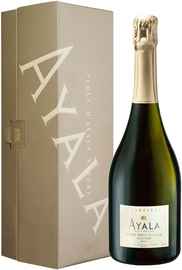 Вино игристое белое брют «Ayala Cuvee Perle d'Ayala Millesime Brut» 2002 г., в подарочной коробке