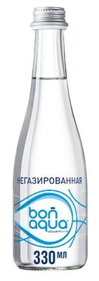 Вода негазированная «BonAqua, 0.33 л» стекло