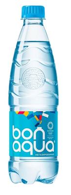 Вода негазированная «BonAqua» пластик