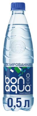 Вода газированная «BonAqua, 0.5 л» пластик