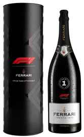 Вино игристое белое брют «Ferrari Brut Formula-1 Limited Edition Jeroboam» в тубе
