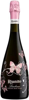 Вино игристое жемчужное розовое сладкое «Riunite Farfalle Rose»