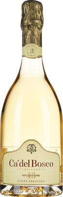 Вино игристое белое экстра брют «Franciacorta Cuvee Prestige Edizione 43» 2018 г.