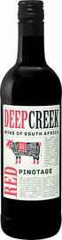 Вино красное сухое «Deep Creek Pinotage, 0.375 л» 2022 г.