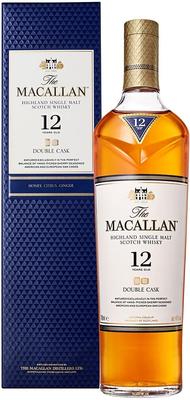 Виски шотландский «Macallan Double Cask 12 Years Old, 0.5 л» в подарочной упаковке