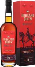 Виски шотландский «Highland Queen Majesty Highlands Sherry Cask Finish Single Malt Scotch Whisky 14 Years Old» в подарочной упаковке