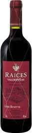 Вино красное сухое «Raices Gran Reserva Valdepenas» 2014 г.