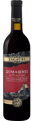 Вино красное полусладкое «Tagauri Domashnee»