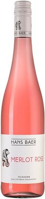 Вино розовое полусухое «Hans Baer Merlot Rose» 2020 г.