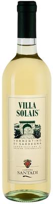 Вино белое сухое «Santadi Villa Solais» 2020 г.
