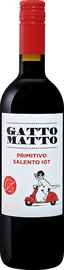 Вино красное сухое «Gatto Matto Primitivo Salento Villa degli Olmi» 2020 г.