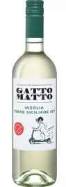 Вино белое сухое «Gatto Matto Inzolia Terre Siciliane Villa degli Olmi» 2018 г.