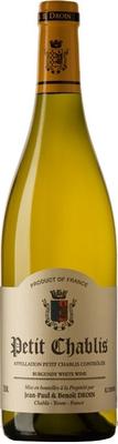 Вино белое сухое «Petit Chablis Domaine Jean-Paul & Benoit Droin» 2020 г.