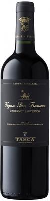 Вино красное сухое «Tasca d'Almerita Cabernet Sauvignon Vigna San Francesco, 0.75 л» 2017 г.