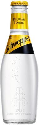 Газированный напиток «Schweppes Tonic, 0.2 л» в стеклянной бутылке