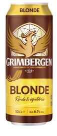 Пиво «Grimbergen Blonde» в жестяной банке