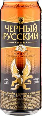 Напиток слабоалкогольный газированный «Black Russian Perfect Cocktail with Cognac and Almond, 0.33 л»