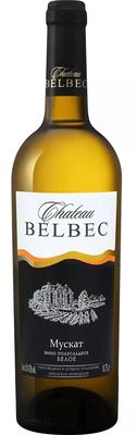 Вино столовое белое полусладкое «Chateau Belbec Muscat»