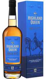 Виски шотландский «Highland Queen Majesty 12 Years Old» в тубе