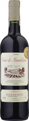 Вино красное сухое «Tour de Mandelotte Bordeaux Ginestet» 2020 г.
