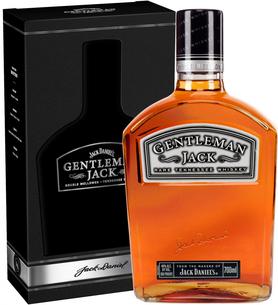 Виски американский «Gentleman Jack Rare Tennessee, 0.75 л» в подарочной упаковке