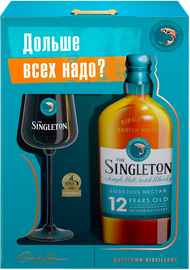Виски шотландский «Singleton of Dufftown 12 Years Old» в подарочной упаковке с бокалом