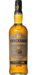 Виски шотландский «Knockando» 1990 г., 18 лет выдержки, подарочная упаковка