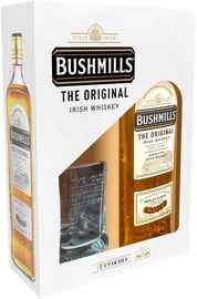 Виски ирландский «Bushmills Original» в подарочной упаковке с двумя стаканами