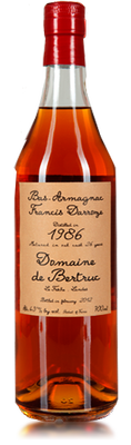 Арманьяк «Bas-Armagnac Domaine de Bertruc, 0.7 л» 1986 г.