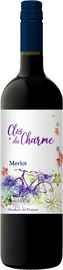 Вино красное сухое «Les Celliers Jean d'Alibert Cloce du Charme Merlot» 2020 г.
