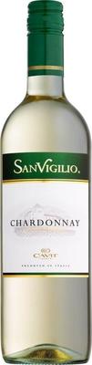 Вино белое сухое «SanVigilio Chardonnay, 0.75 л» 2020 г.