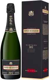 Шампанское белое брют «Piper-Heidsieck Brut Vintage» 2012 г., в подарочной упаковке