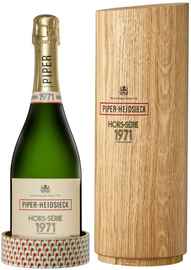 Шампанское белое брют «Piper-Heidsieck Hors-Serie 1971 Brut» 1971 г., в подарочной упаковке