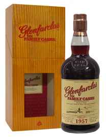 Виски шотландский «Glenfarclas 1957 Family Casks» в деревянной подарочной упаковке