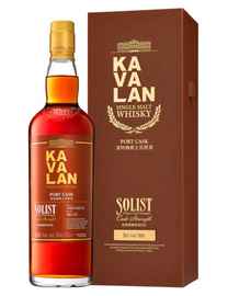 Виски «Kavalan Solist Port Cask Single Cask Strength» в подарочной упаковке