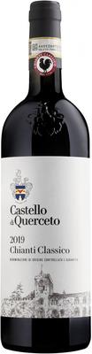 Вино красное сухое «Castello di Querceto Сhianti Classico, 0.75 л» 2019 г.