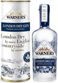 Джин «Warner's London Dry Gin, 0.7 л» в тубе