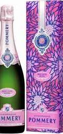 Шампанское розовое брют «Pommery Brut Rose Royal Limited Edition» в подарочной упаковке