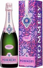 Шампанское розовое брют «Pommery Brut Rose Royal Limited Edition» в подарочной упаковке