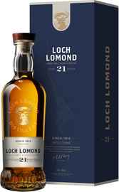 Виски шотландский «Loch Lomond Single Malt 21 Years Old» в подарочной упаковке