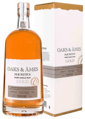 Ром «Oaks & Ames Pure Single Gold» в подарочной упаковке